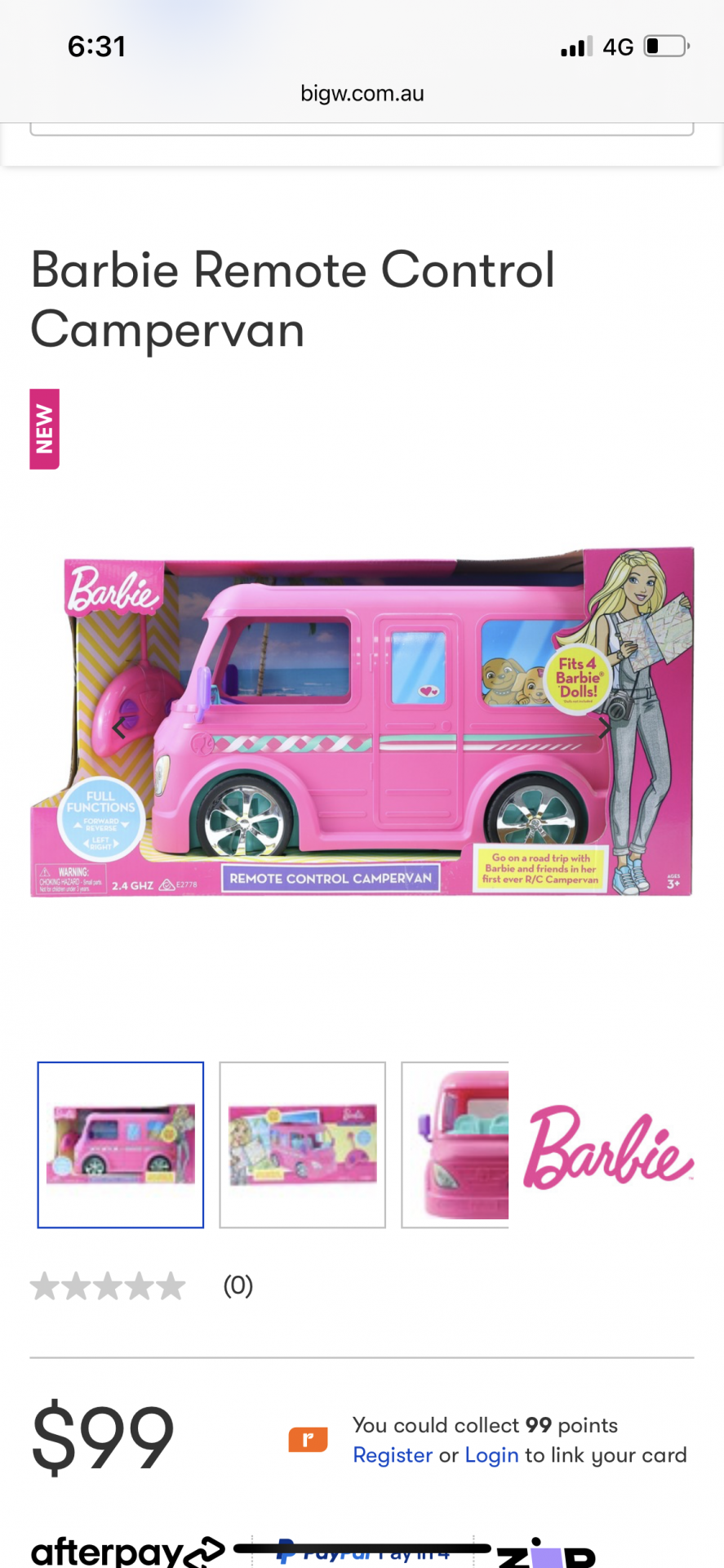 Barbie remote control