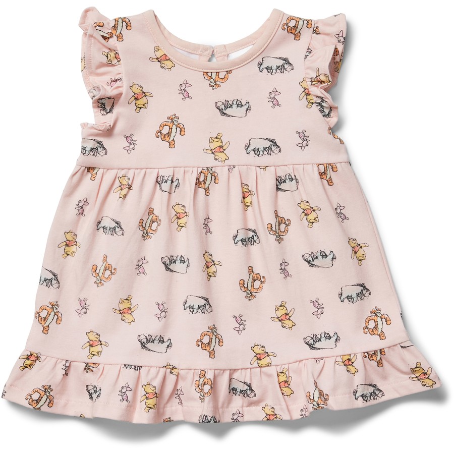 BIG W: Disney Baby Winnie The Pooh Knit Dress - Pink