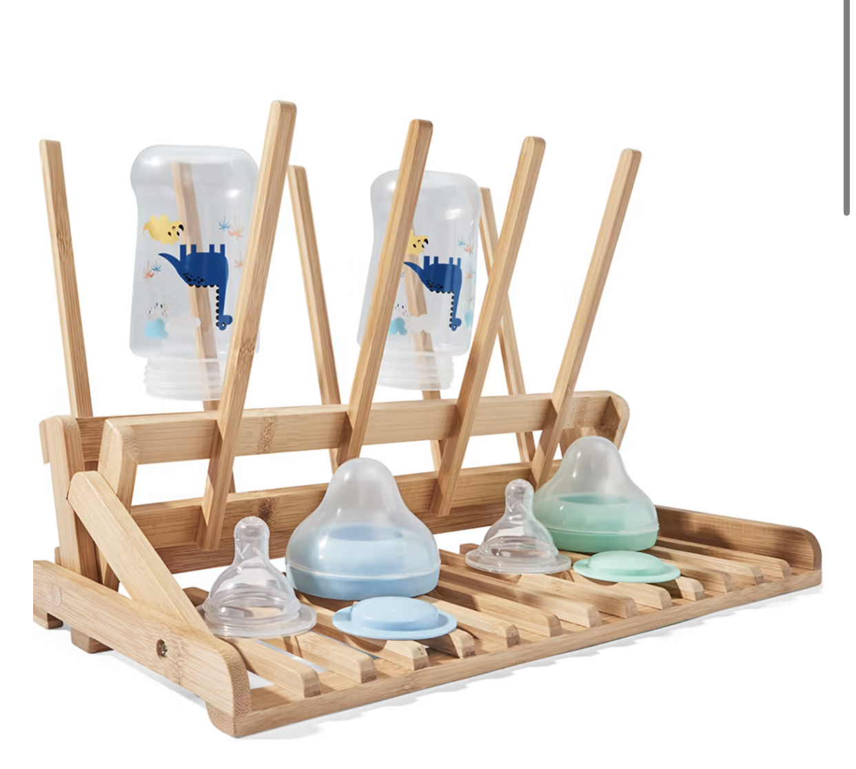 Bamboo Bottle Drying Rack