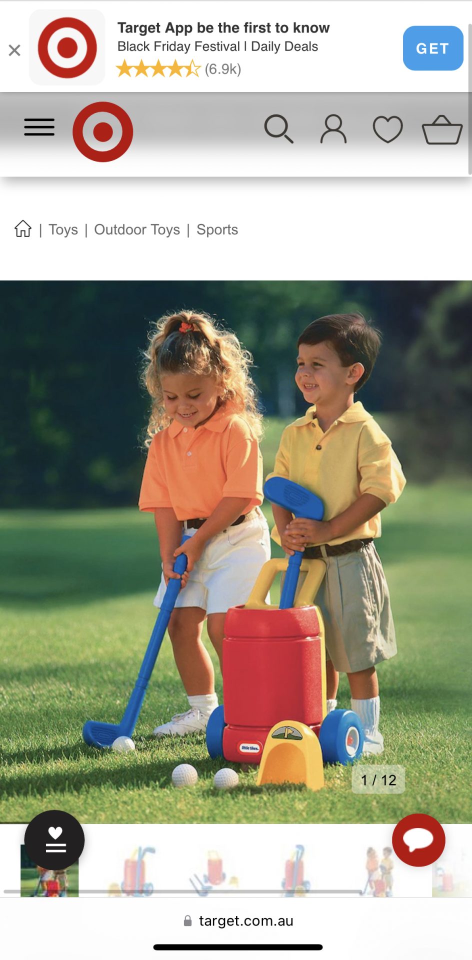 Plastic golf clubs