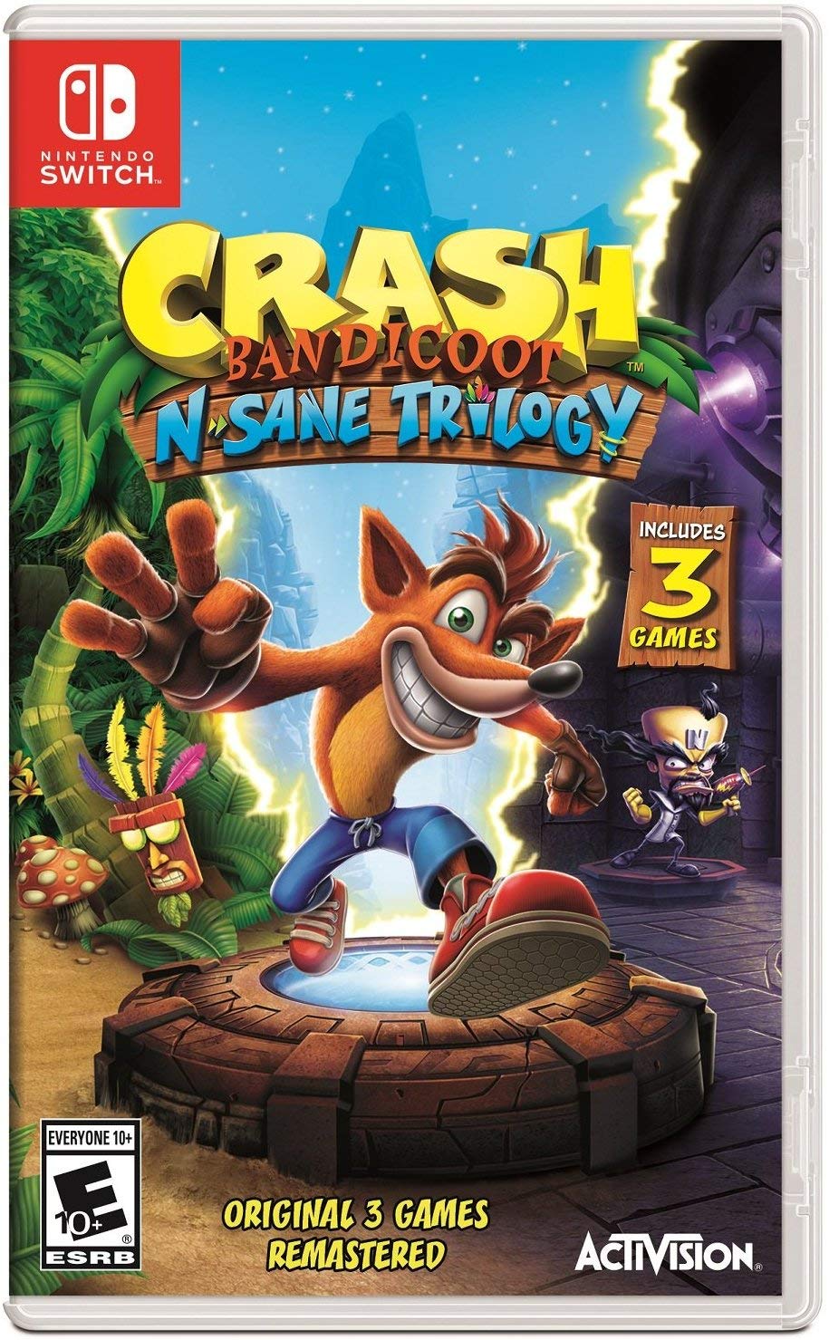 Crash Bandicoot Games Nintendo Switch or PS4
