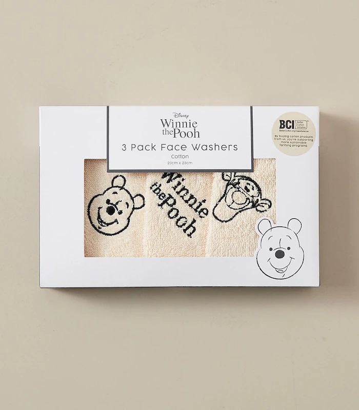 TARGET: 3 Pack Baby Disney Winnie The Pooh Face Washers