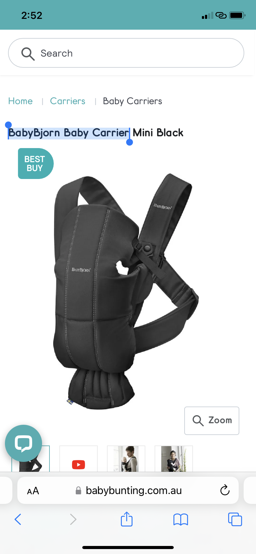 BabyBjorn Baby Carrier