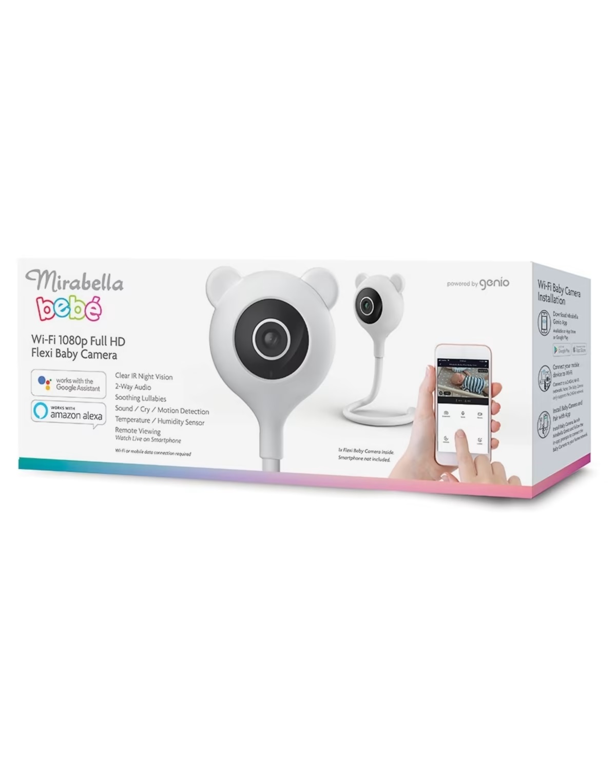 KMART: Mirabella Bebe Wi-Fi 1080p Full HD Flexi Baby Camera