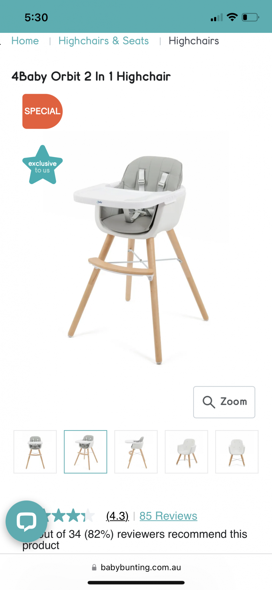 High chair