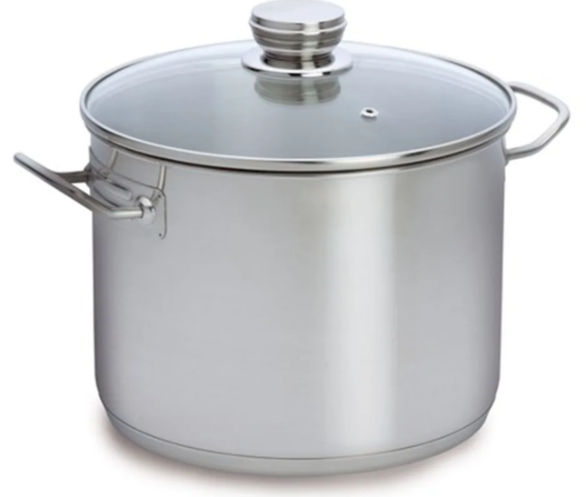 *PURCHASED* Baccarat Gourmet 24cm 7.6L Stainless Steel Stockpot with Glass Lid
