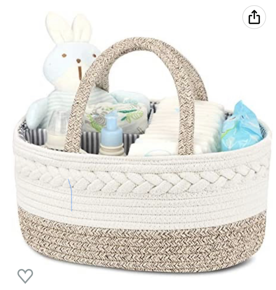 Cotton Rope Baby Basket