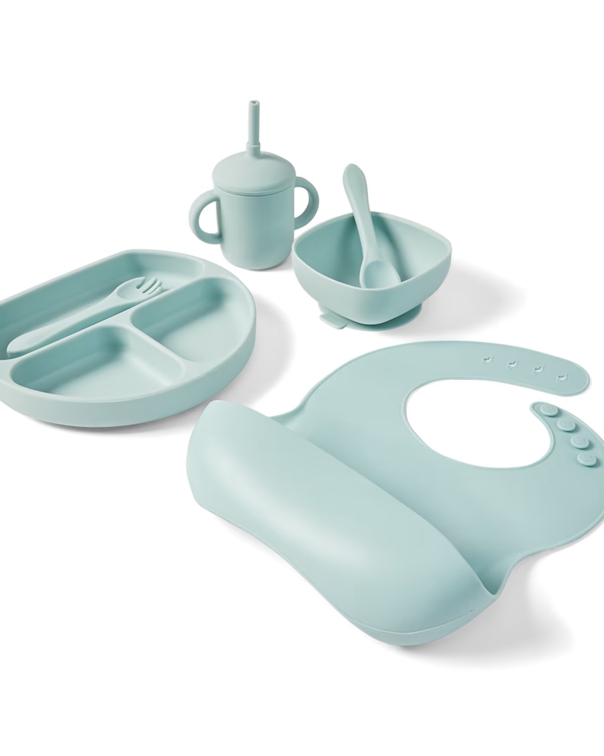 KMART: 6 Piece Silicone Feeding Set