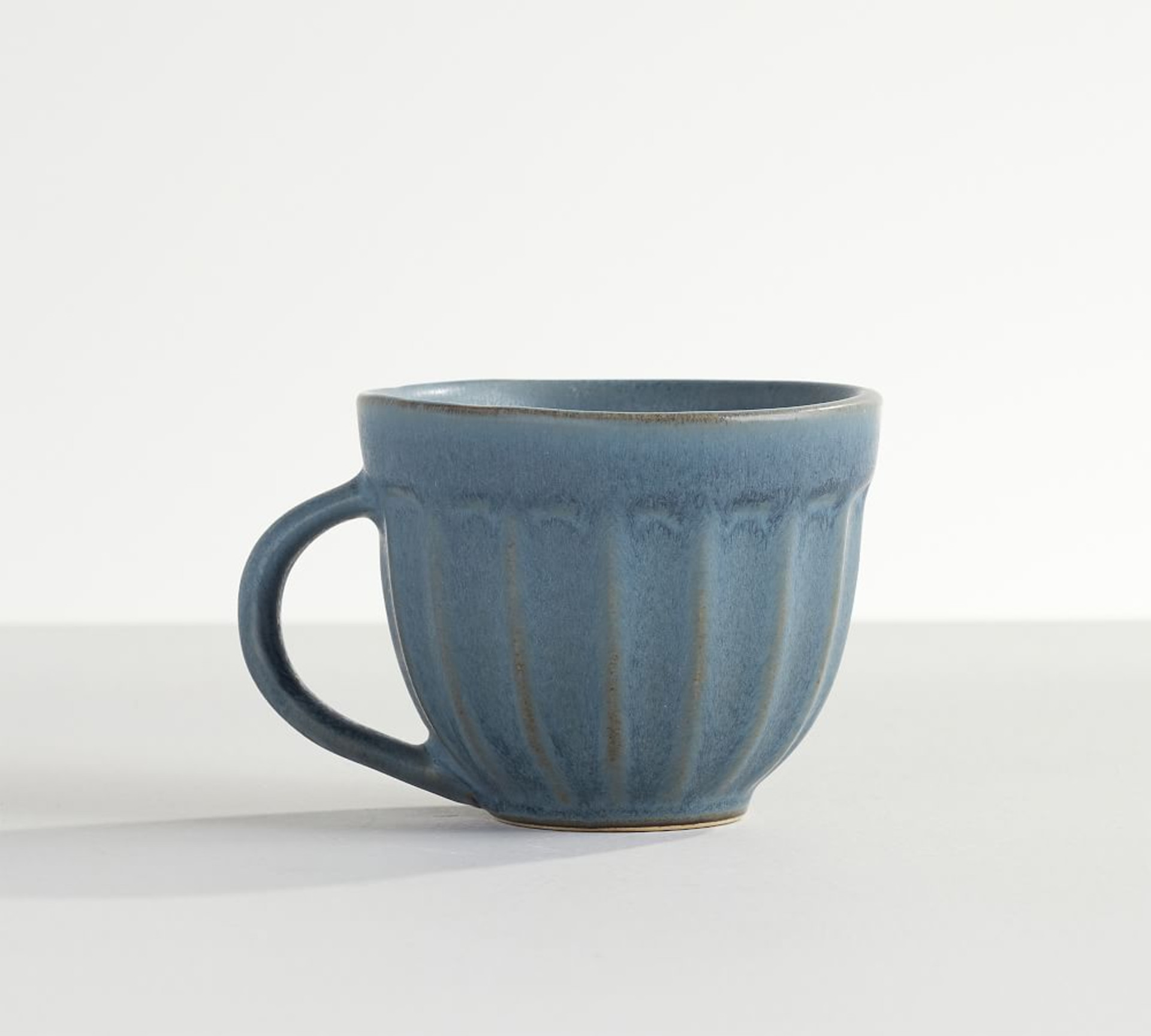 Mendocino Stoneware Mugs - Indigo Blue Set of 4