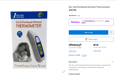 infrared thermometer