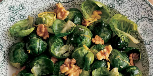 Brussel Sprouts w/ Lemon and Walnuts