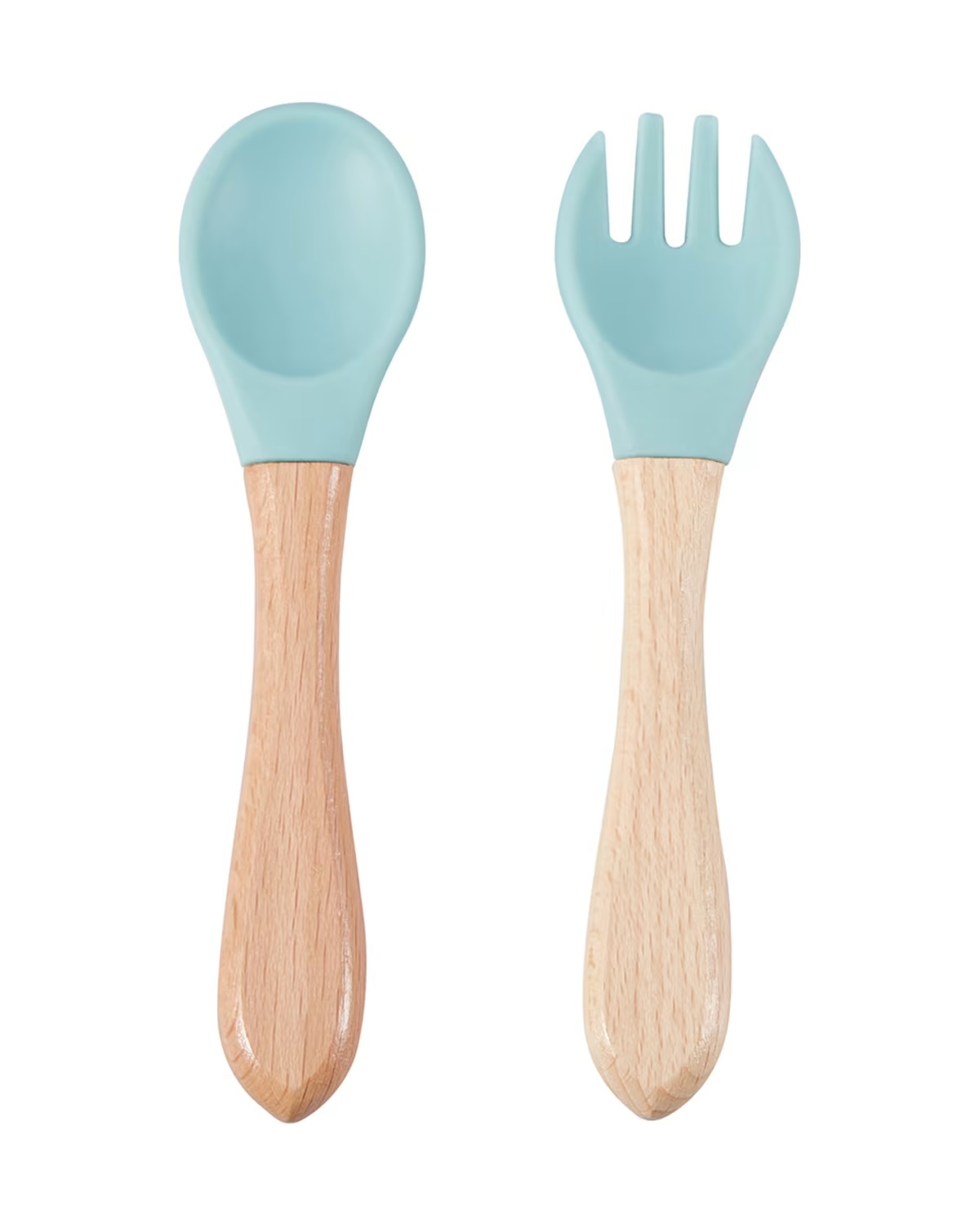 KMART: Silicone and Wooden Spoon and Fork Set