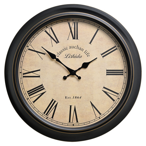 40cm Brown Classic Steel Wall Clock