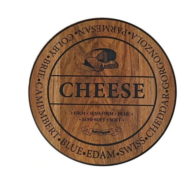 Fromage 40cm Round Cheese Board Natural