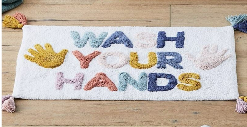 Wash your hands Rug