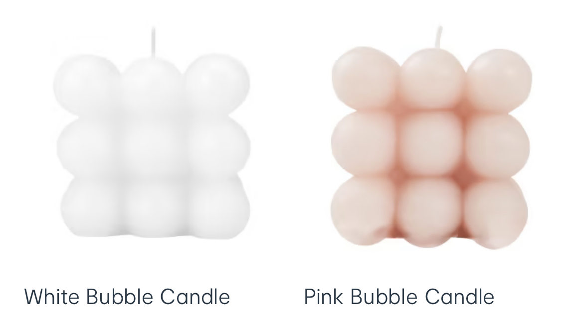 Bubble Candle - any colour