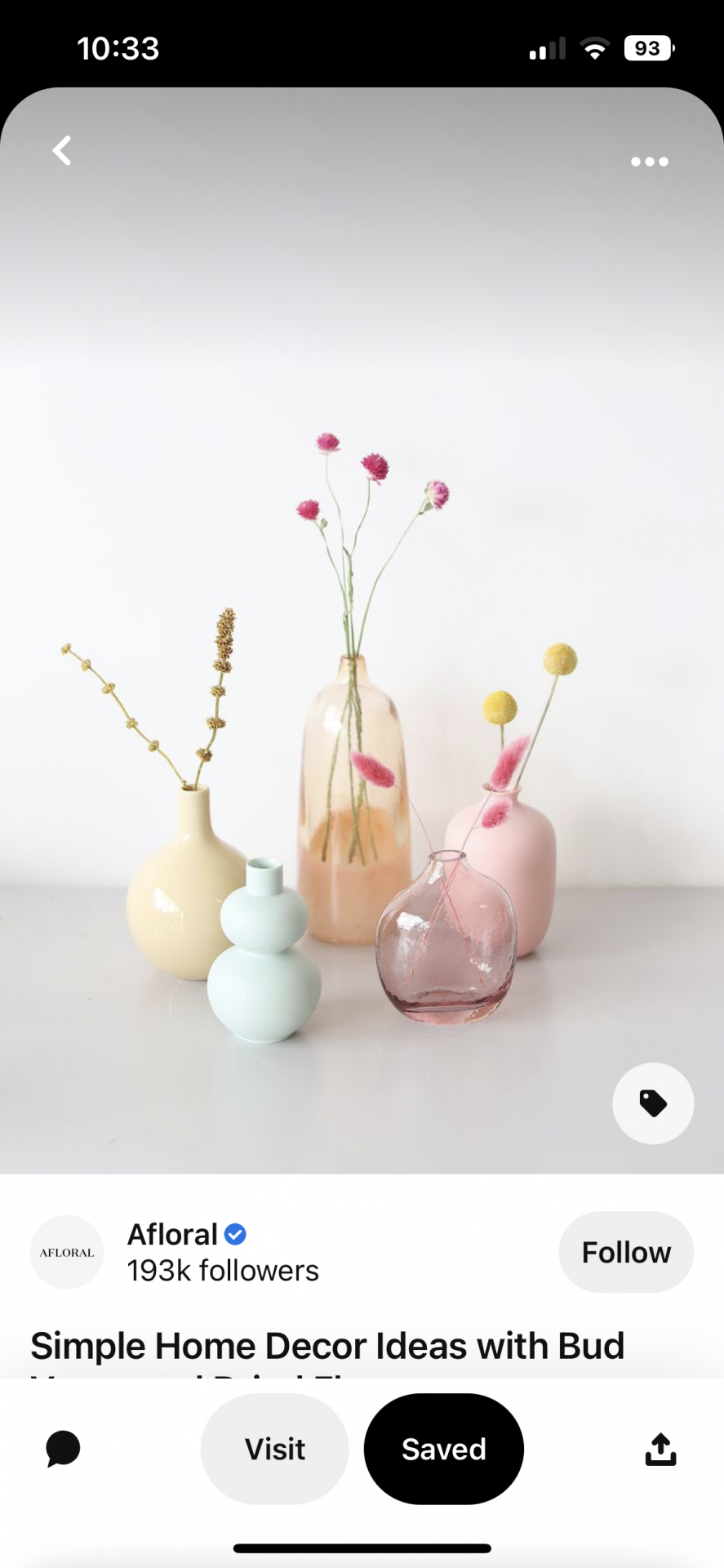 Pastel vases