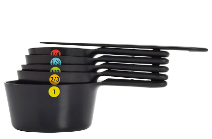 OXO 6-Piece Plastic Measuring Cup Set