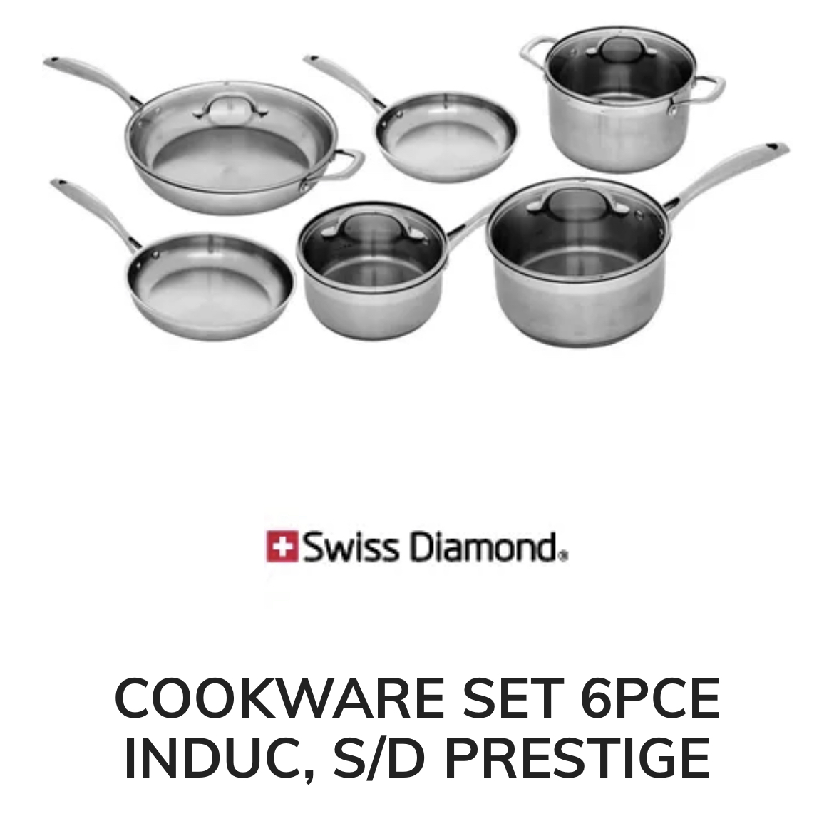 Cookware Set - Swiss Diamond 6PCE