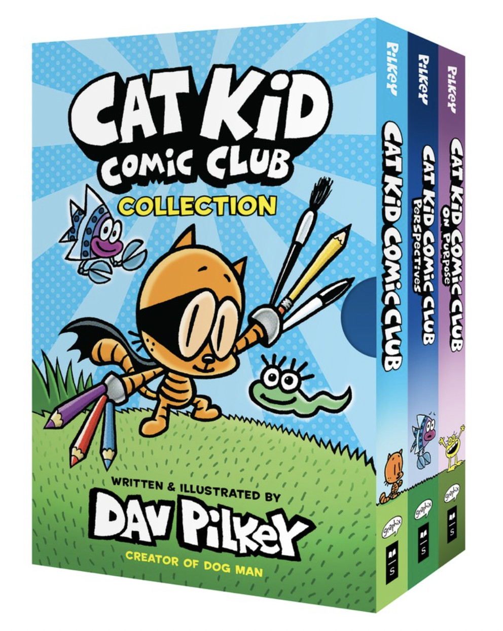 Cat Kid Comic Club (Cat Kid Comic Club Book 3) Book Collection by Dav Pilkey