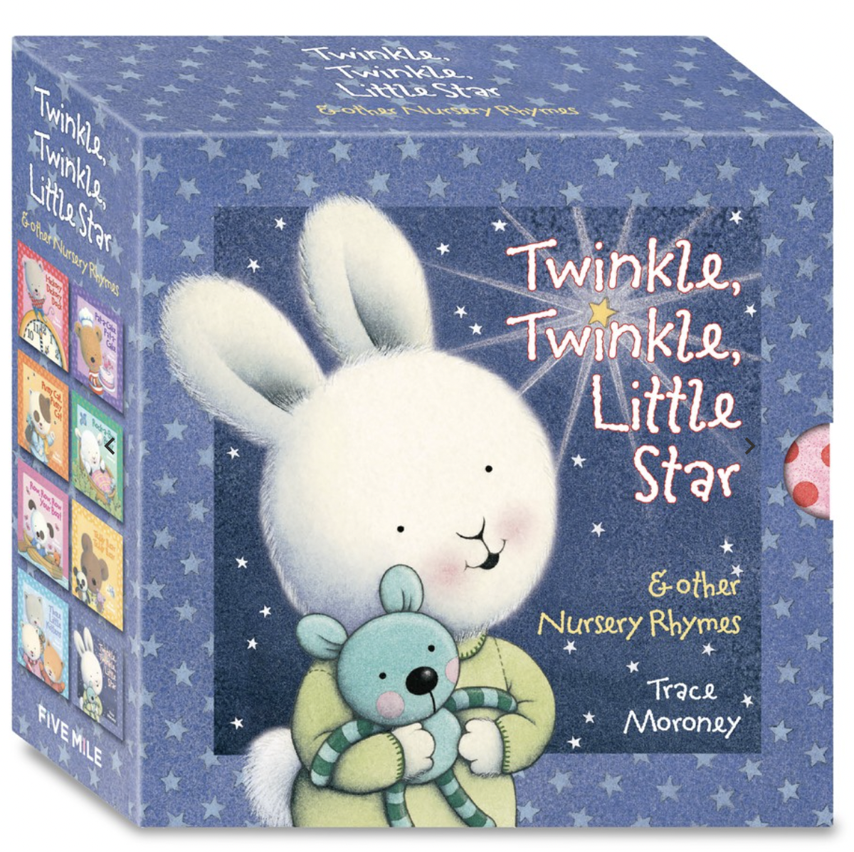 Twinkle Twinkle Litter Star & Other Nursery Rhyme Board Books (8 Book Slipcase) by Trace Moroney