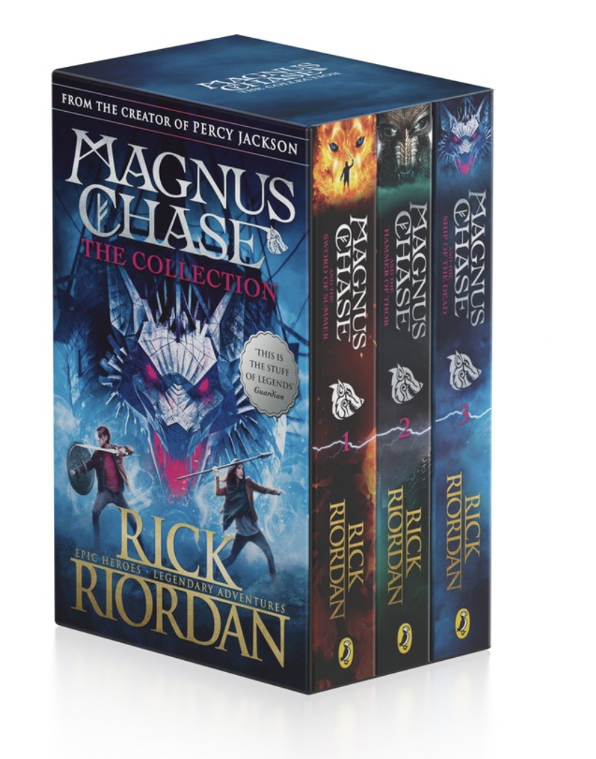 From the creator of Percy Jackson, comes Magnus Chase the Collection! Product Features:  Magnus Chase and the Sword of Summer Magnus Chase and the Hammer of Thor Magnus Chase and the Ship of the Dead