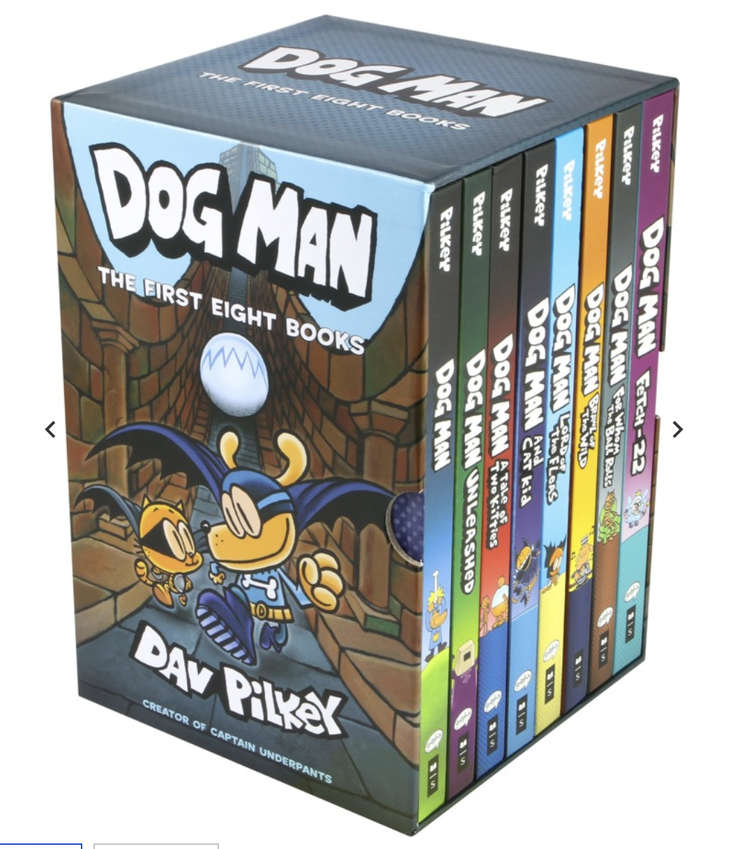 Dog Man: The First Eight Books by Dav Pilkey