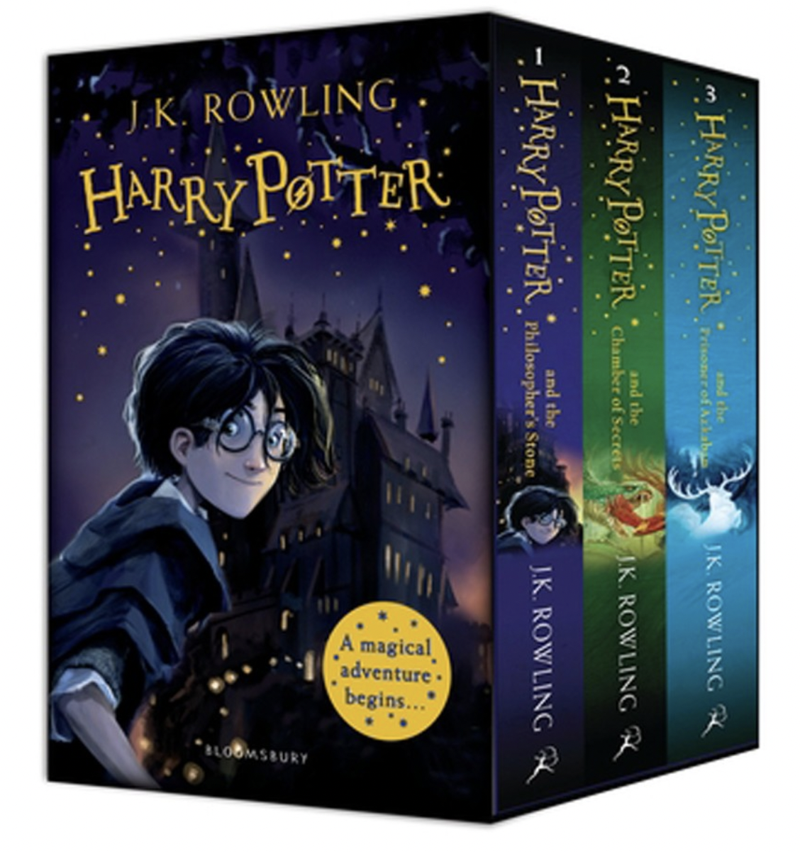 Harry Potter Harry Potter 1-3 Box Set: A Magical Adventure Begins by J.K. Rowling