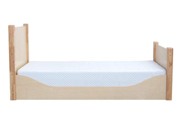 Adjustable Floor Bed- Varnished Birch