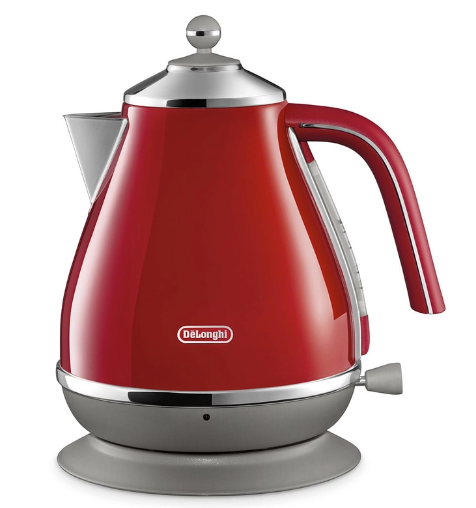 DELONGHI 1.7 LITRE ICONA CAPITALS KETTLE - TOKYO RED