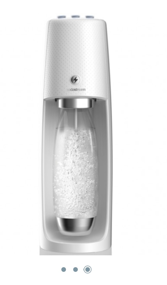 SodaStream Spirit One Touch Sparkling Water Maker - White