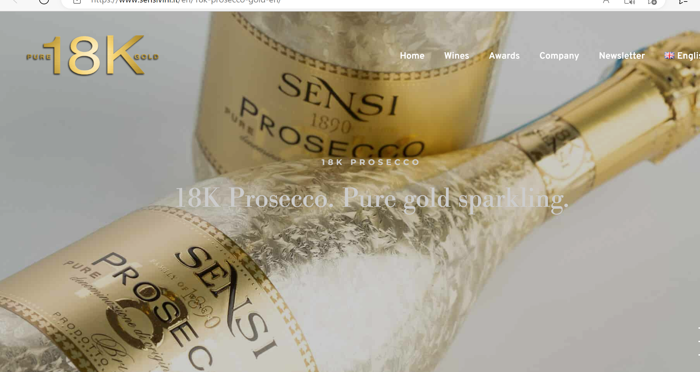 2 bottles of Sensi Prosecco