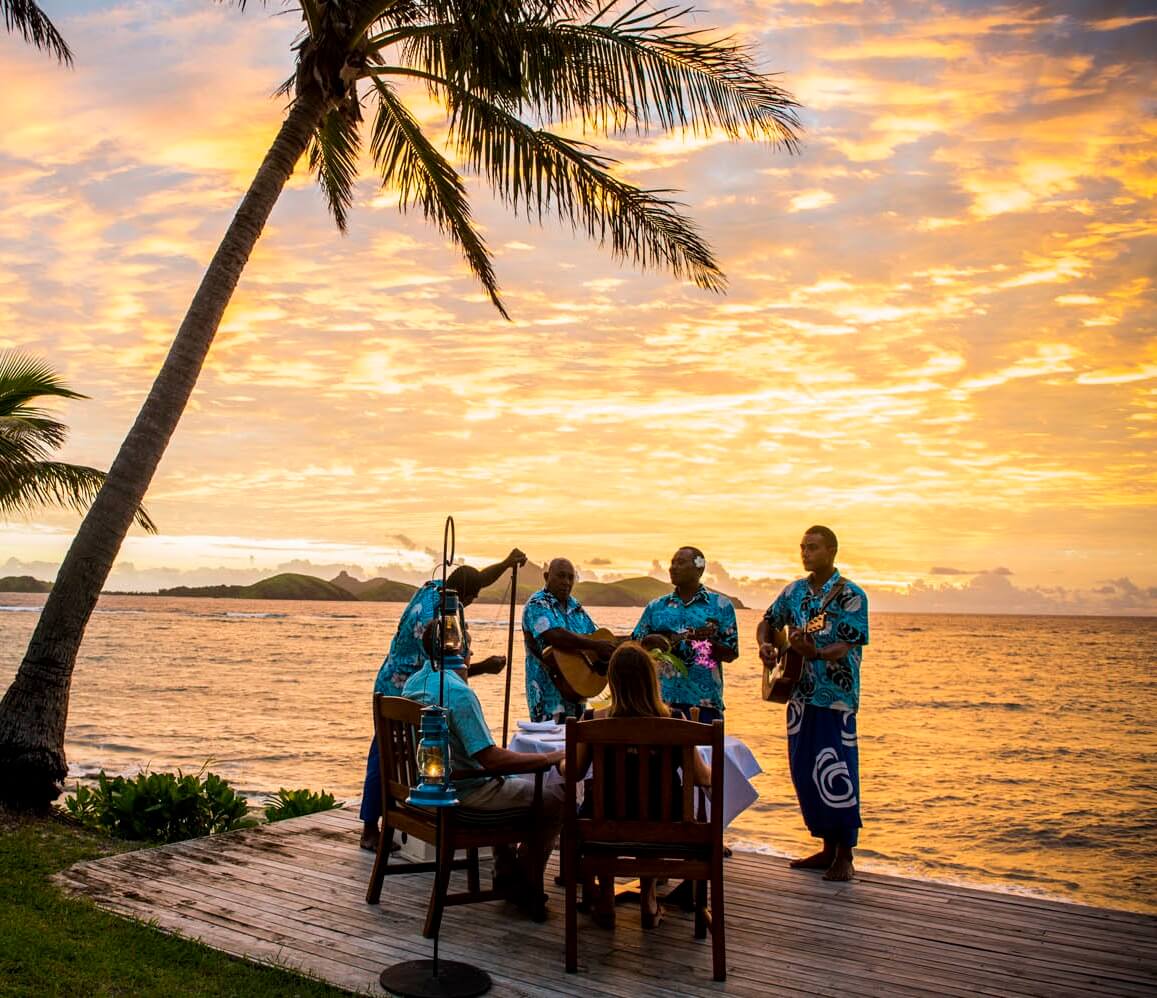 Dinner in Fiji (honeymoon in June)