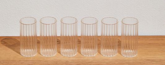 Bitossi Home Romantic Tall Tumblers in Clear (Set of Six)