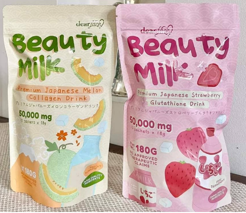 Dear Face Beauty Milk (Melon and Strawberry Flavor)