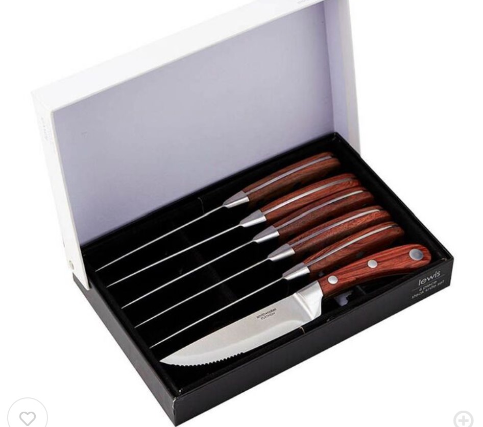 Smith & Nobel Lewis 6-Piece Steak Knife Set