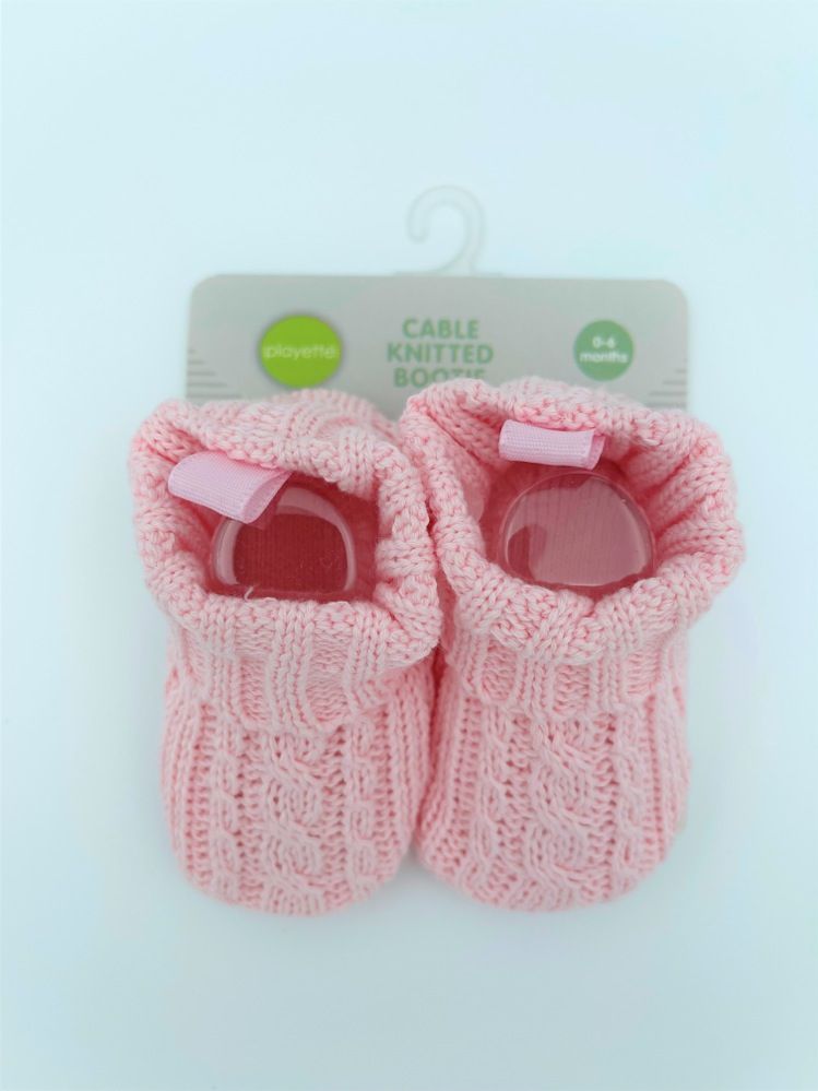 Playette Cable knitted Booties