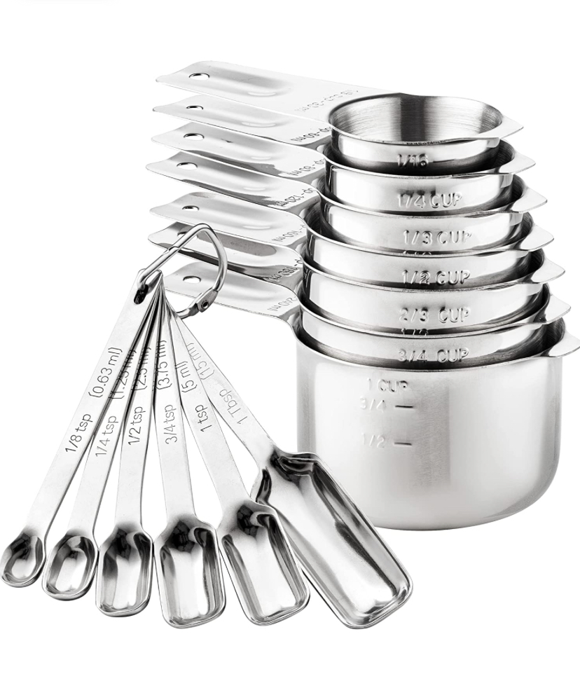 Stainless Steel Measuring Cups & Spoons (any brand)