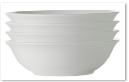 Maxwell & Williams White Basics Soup/Cereal Bowl 17.5cm Set of 4