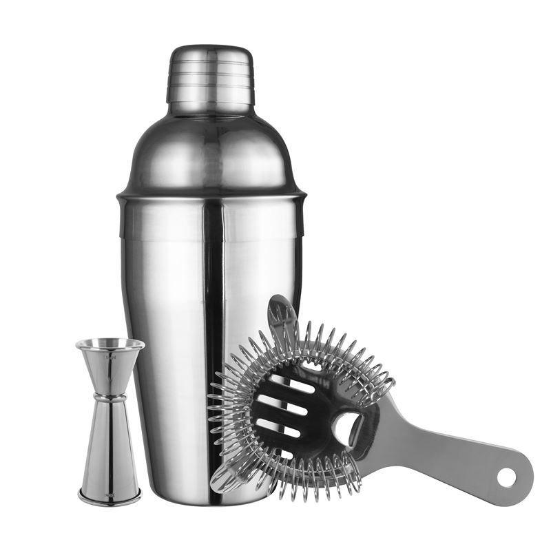 Avanti – Bar Cocktail Shaker, Strainer and Jigger Set