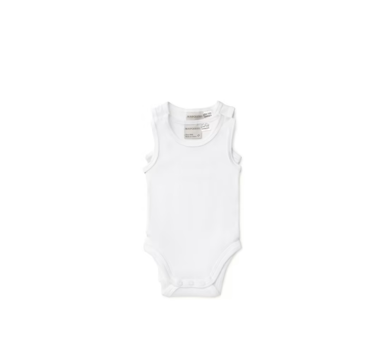 Marquise 2 Pack S/less Bodysuit White multiple sizes