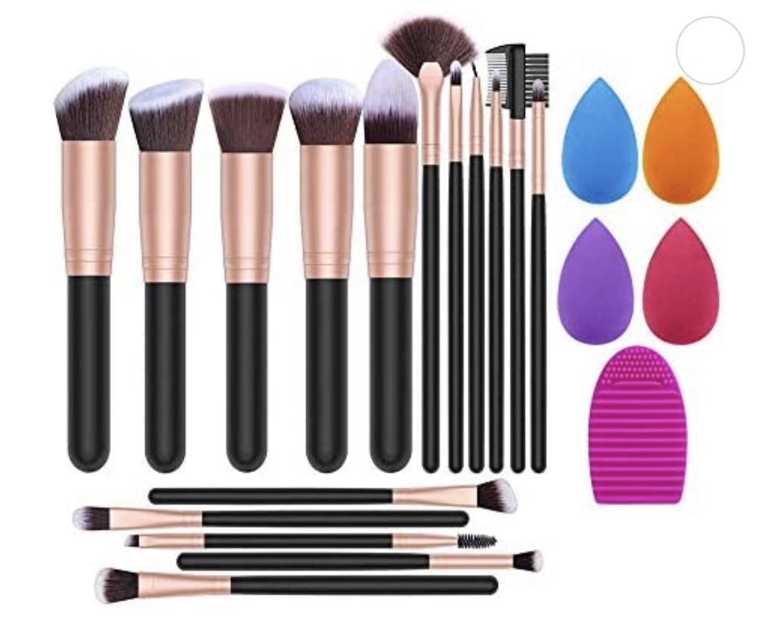 Makeup brushes and blenders