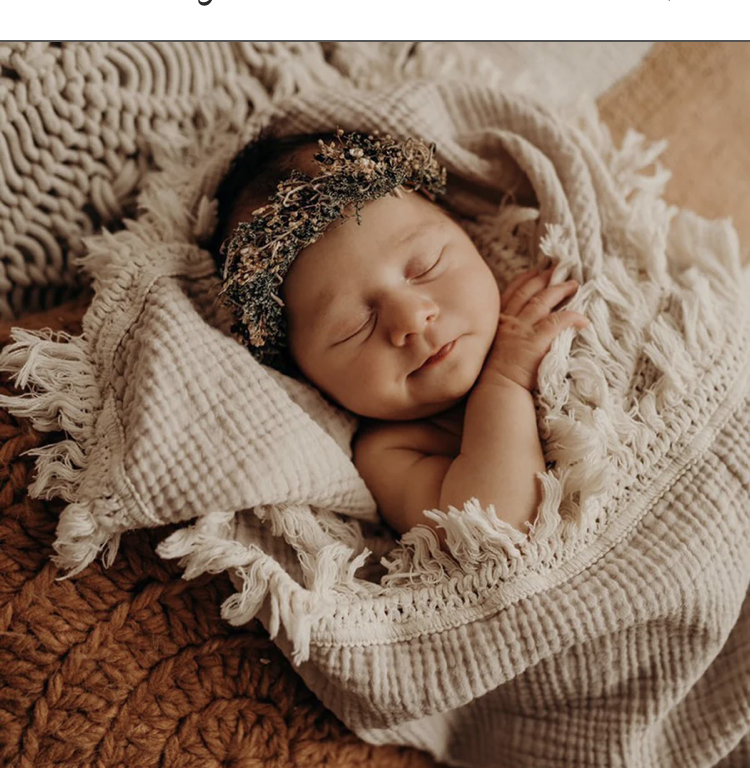 Luxury Fringed Swaddle