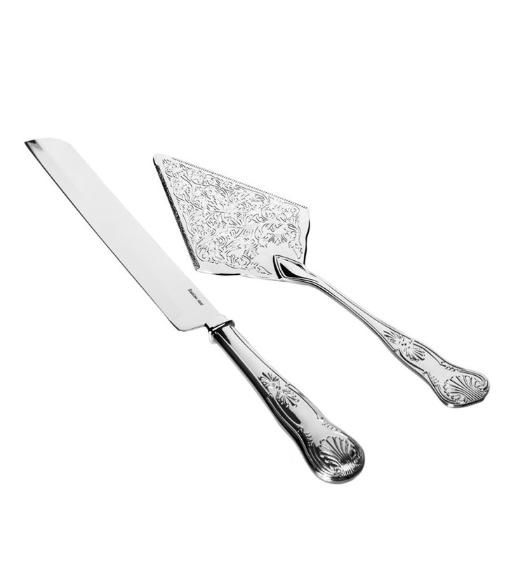 Whitehill – Silver Plated EP Kings Cake Knife and Server Set