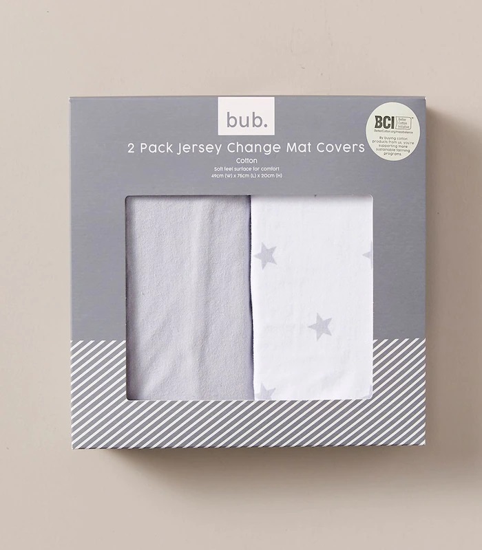 TARGET: bub. 2 Pack Jersey Change Mat Covers