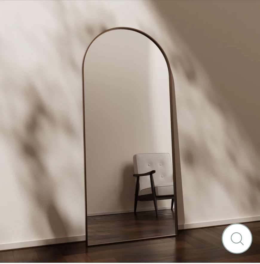 ARCH FULL LENGTH MIRROR 1700X760 SATIN BRASS | PRE-ORDER FOR LATE JANUARY