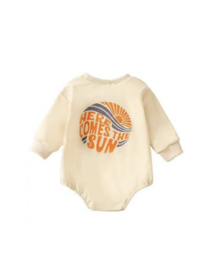 HERE COMES THE SUN ROMPER (3-6 Mths)