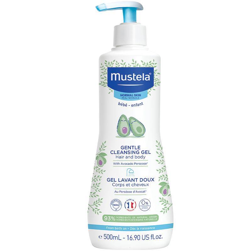 Mustela cleansing gel & body lotion