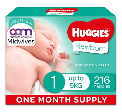 Huggies Size 1 (Newborn diapers)