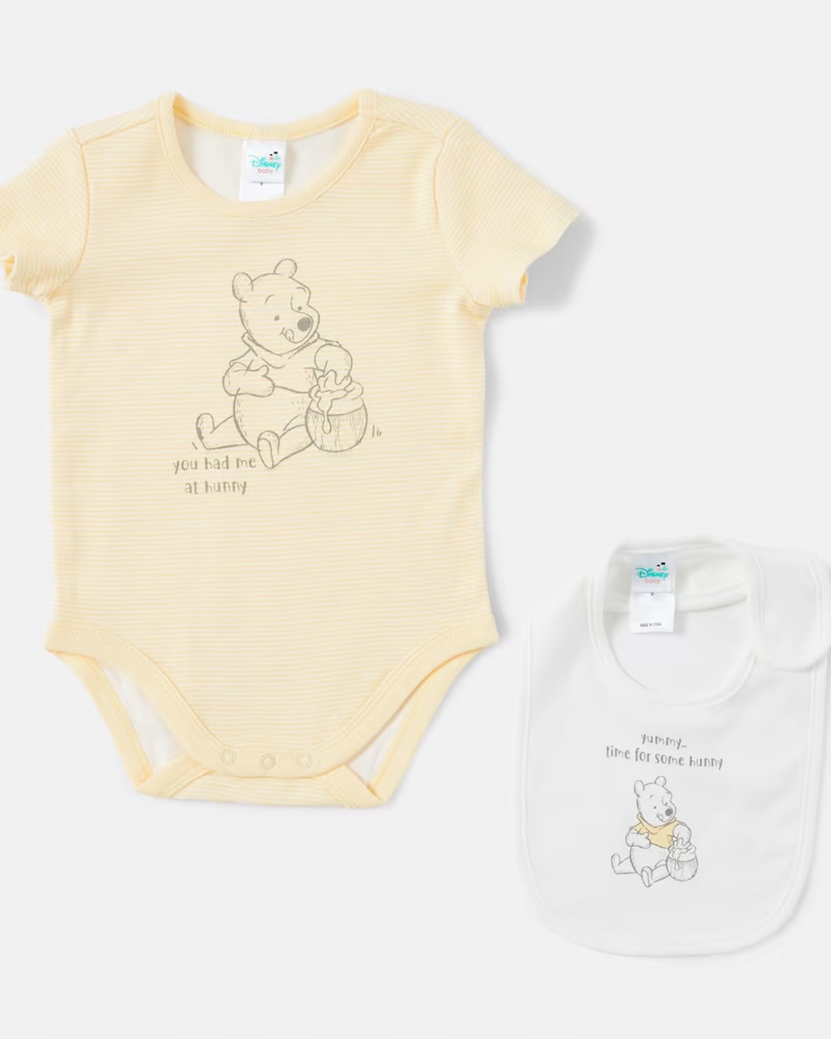 KMART: Winnie The Pooh License Bodysuit with Bib Set